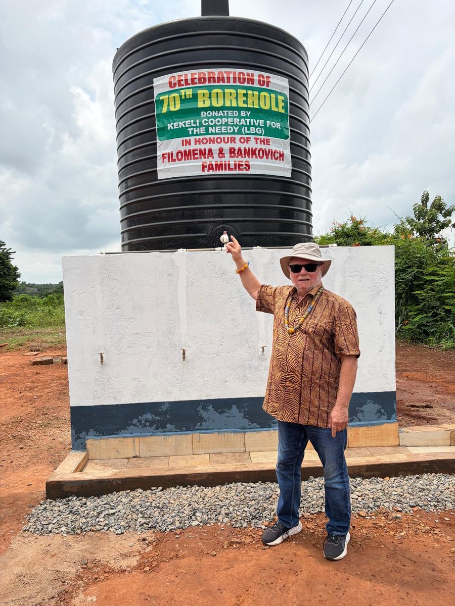 70th Borehole, in honour of the Filomena and Bankovich Families